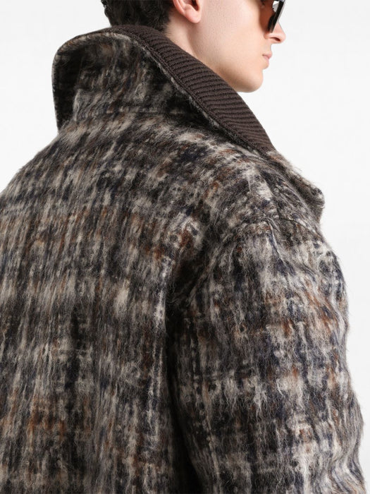 Check-pattern bomber jacket G9CNAT FQZA1S8100 DOLCE & GABBANA 