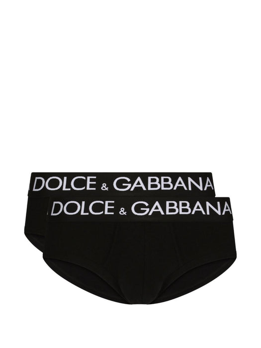 Logo-print cotton briefs (set of two) M9D69J ONN97N0000 DOLCE & GABBANA 