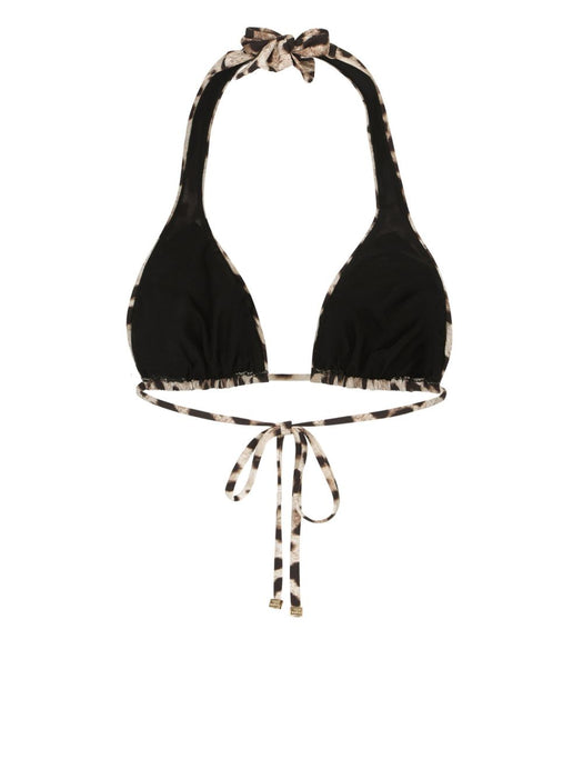 Leopard-print triangle bikini top O1A01J ONO11HY13M DOLCE & GABBANA 
