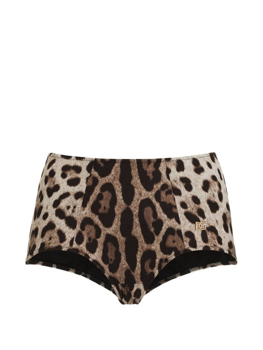 Leopard-print high-waisted bikini bottoms O2A03J ONO11HY13M DOLCE & GABBANA 