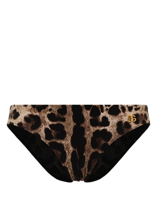 Leopard-print high-waisted bikini bottoms O2A03J ONO11HY13M DOLCE & GABBANA 