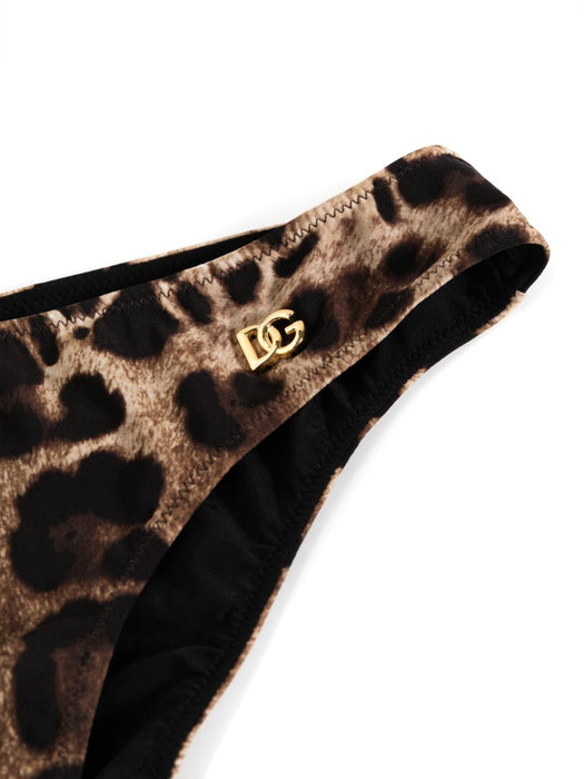 Leopard-print high-waisted bikini bottoms O2A03J ONO11HY13M DOLCE & GABBANA 