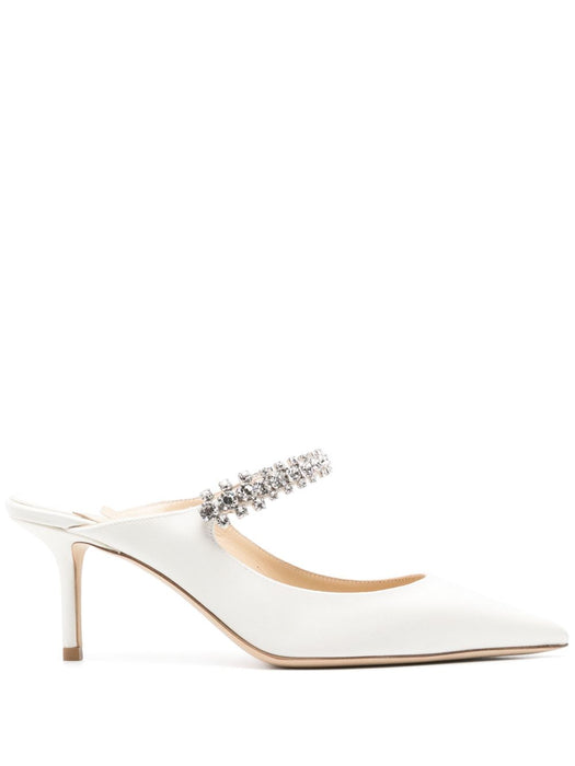 Leather mules BING 65 SATIVORY JIMMY CHOO 
