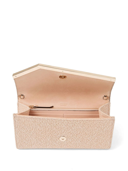 Emmie clutch bag EMMIE UBDMACARON/LIGHT GOLD JIMMY CHOO 