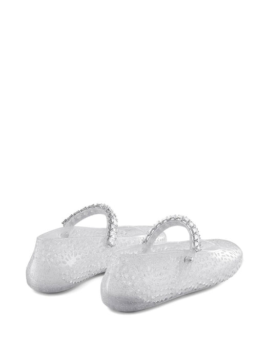 Clear Jelly Ballerina Flats THE JELLY NTXCLEAR/SILVER MIX/CRYSTAL JIMMY CHOO 