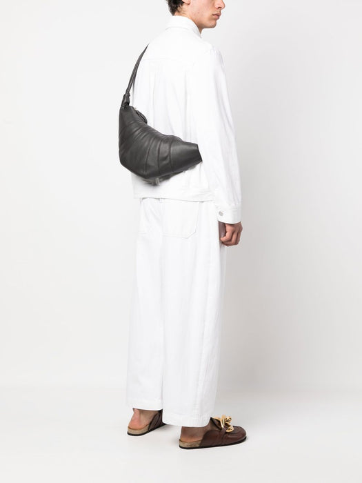 Medium Croissant crossbody bag BG0001 LL0018 DARK CHOCOLATE BR490 LEMAIRE 