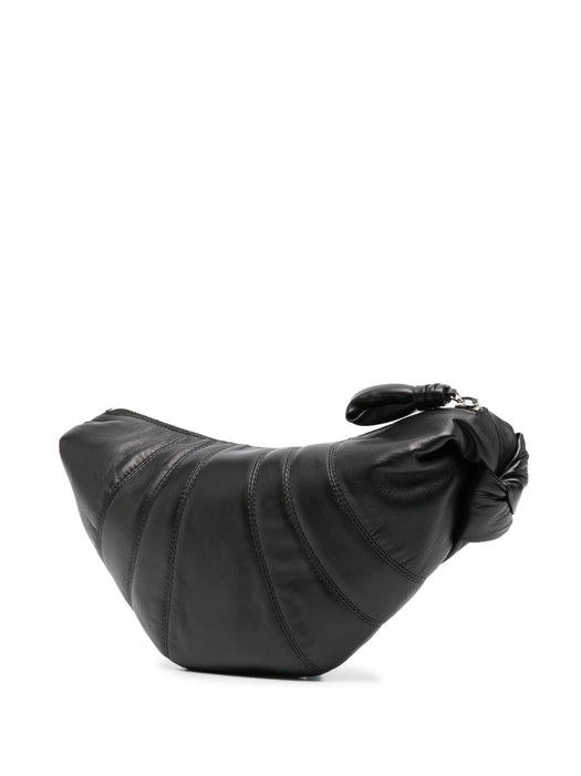Croissant nappa leather belt bag BG0003 LL095BLACK BK999 LEMAIRE 
