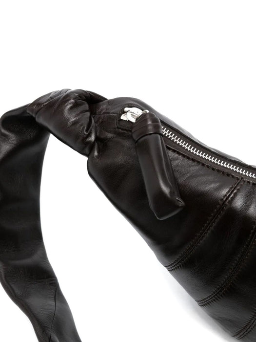 Small Croissant bag BG0003 LL095DARK CHOCOLATE BR490 LEMAIRE 