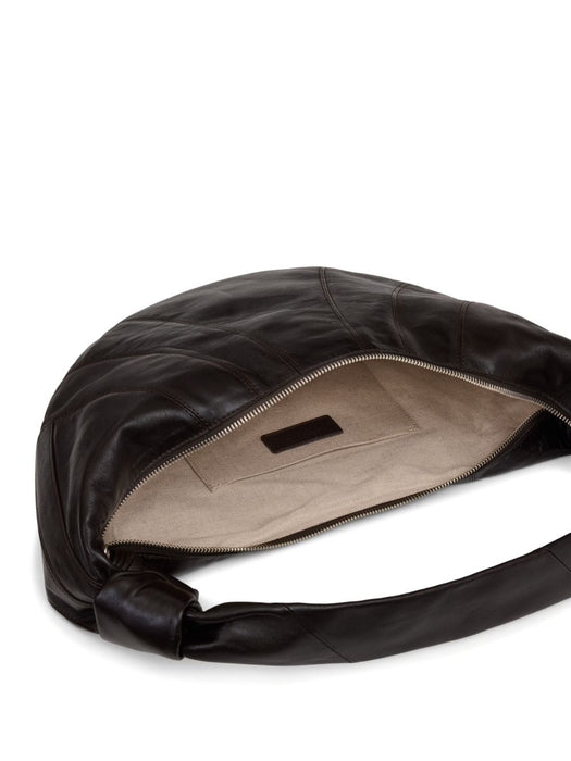 Mini Fortune Croissant tote bag BG0125 LL095DARK CHOCOLATE BR490 LEMAIRE 