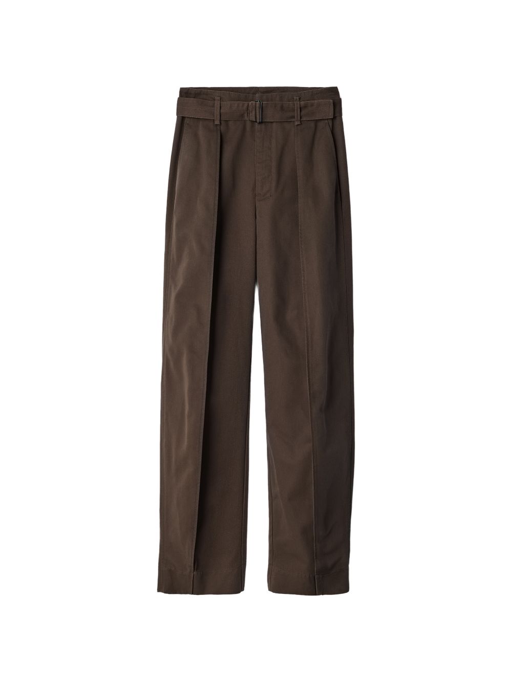 CURVED PANTS IN COTTON TWILL BLEND PA1317 LF1620 CAROB BR516 LEMAIRE 