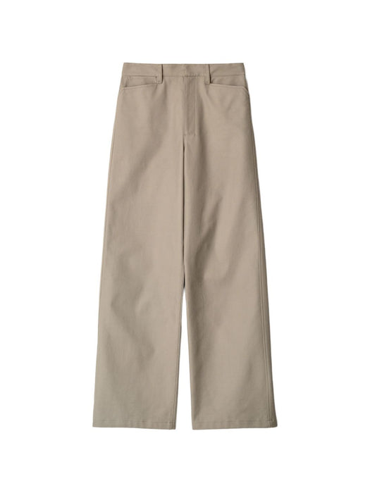 STRAIGHT PANTS IN HEAVY COTTON TWILL PA1318 LF1452TAUPE BR437 LEMAIRE 