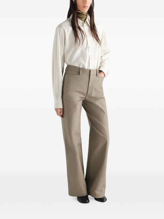 STRAIGHT PANTS IN HEAVY COTTON TWILL PA1318 LF1452TAUPE BR437 LEMAIRE 