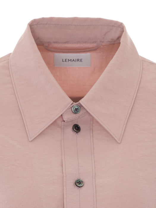 Straight shirt in dry-silk SH1291 LF1308ORCHID PK003 LEMAIRE 