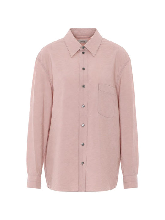 Straight shirt in dry-silk SH1291 LF1308ORCHID PK003 LEMAIRE 
