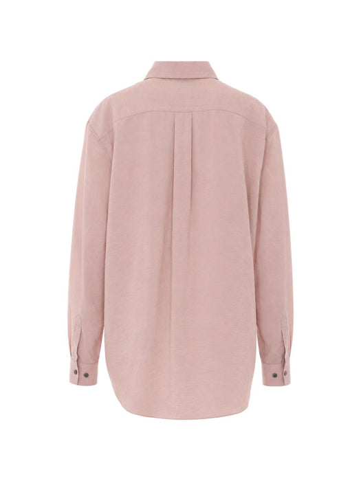 Straight shirt in dry-silk SH1291 LF1308ORCHID PK003 LEMAIRE 