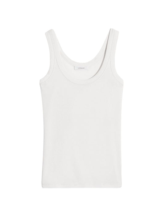 Riib tank Top TS0001 LJ1016LIGHT CREAM WH048 LEMAIRE 