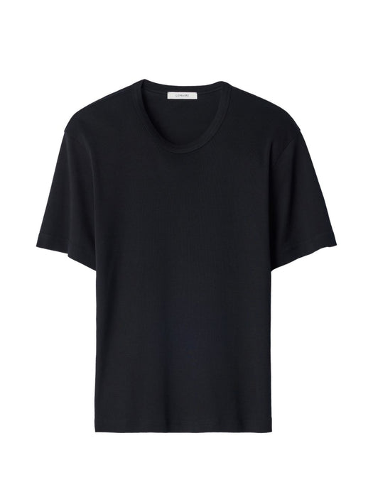 Rib T-shirt TS0002 LJ1016BLACK BK999 LEMAIRE 