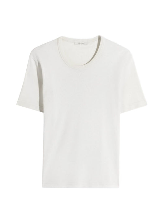 Cotton T-shirt TS0002 LJ1016LIGHT CREAM WH048 LEMAIRE 