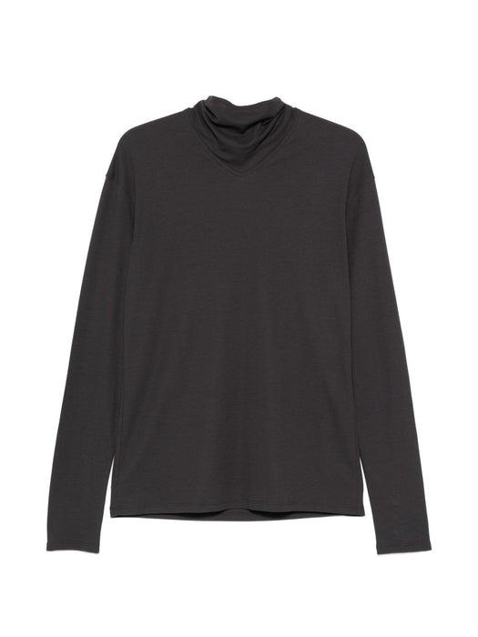 Tie-fastening T-shirt TS0049 LJ1025 BASALT GY006 LEMAIRE 