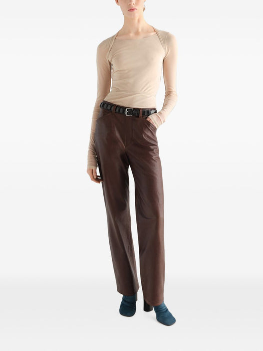 Ballerina Wrap top TS0052 LJ1070POWDER RE311 LEMAIRE 