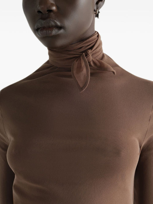 Ballerina scarf top TS0053 LJ1070CACAO BR423 LEMAIRE 