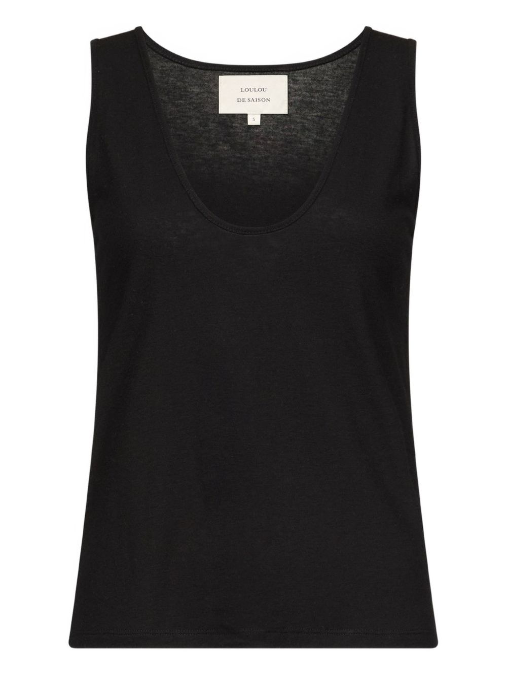 ALBIA LDS Jersey tank top ALBIA LDS BLACK BLACK LOULOU DE SAISON 