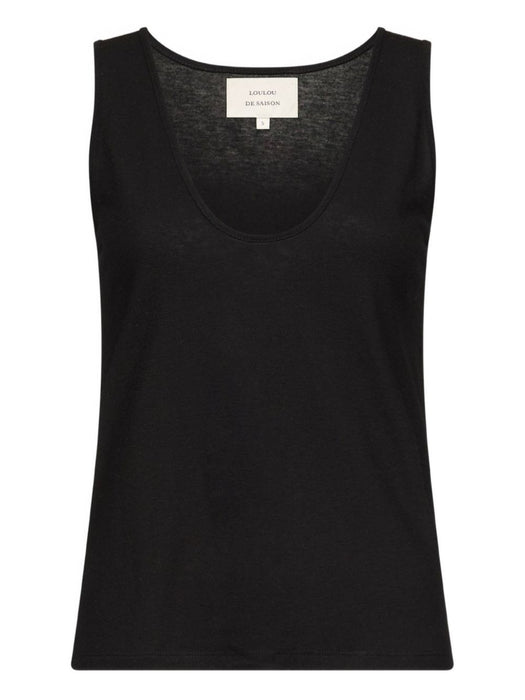ALBIA LDS Jersey tank top ALBIA LDS BLACK BLACK LOULOU DE SAISON 