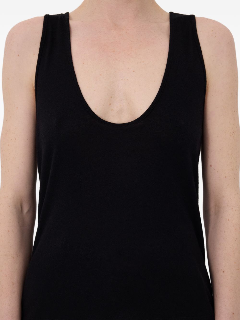 ALBIA LDS Jersey tank top ALBIA LDS BLACK BLACK LOULOU DE SAISON 