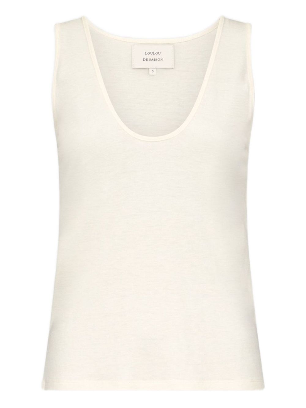 ALBIA LDS Jersey tank top ALBIA LDS IVORY IVORY LOULOU DE SAISON 