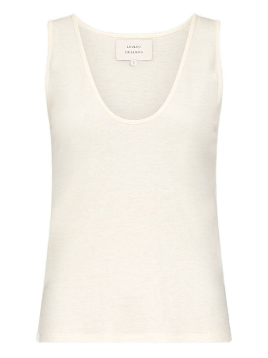 ALBIA LDS Jersey tank top ALBIA LDS IVORY IVORY LOULOU DE SAISON 
