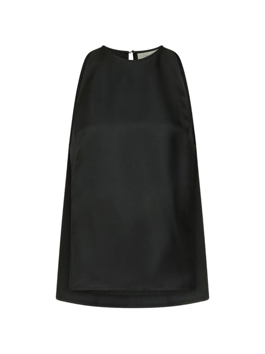 CAMI Silk twill cape top CAMI BLACK BLACK LOULOU DE SAISON 