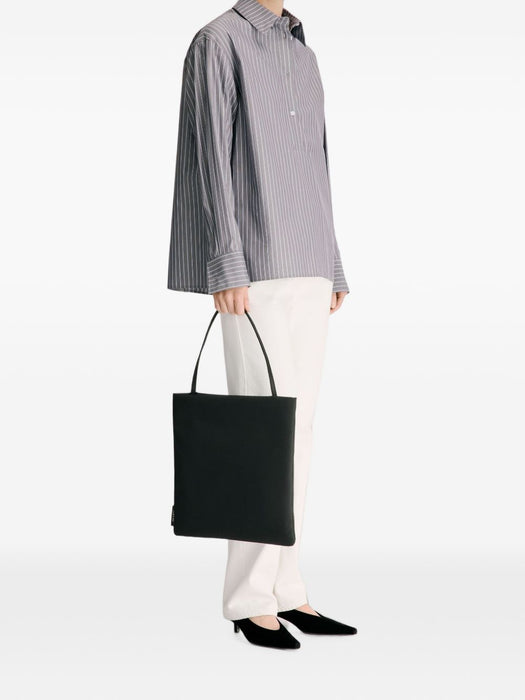 COLTON Cotton poplin shirt COLTON TAUPE/BLUE TAUPE/BLUE LOULOU DE SAISON 