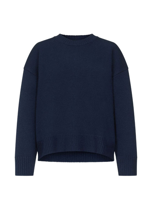 PIA LDS Oversized cashmere sweater PIA LDS NAVY NAVY LOULOU DE SAISON 