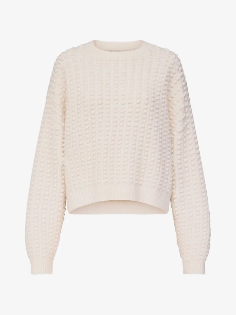 Rolf bubble-stitch cashmere jumper ROLF IVORY IVORY LOULOU DE SAISON 