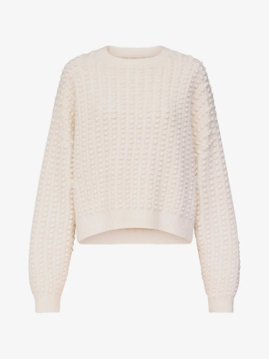 Rolf bubble-stitch cashmere jumper ROLF IVORY IVORY LOULOU DE SAISON 