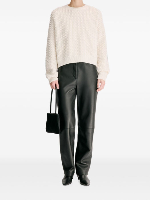 Rolf bubble-stitch cashmere jumper ROLF IVORY IVORY LOULOU DE SAISON 