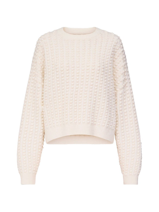 Rolf bubble-stitch cashmere jumper ROLF IVORY IVORY LOULOU DE SAISON 