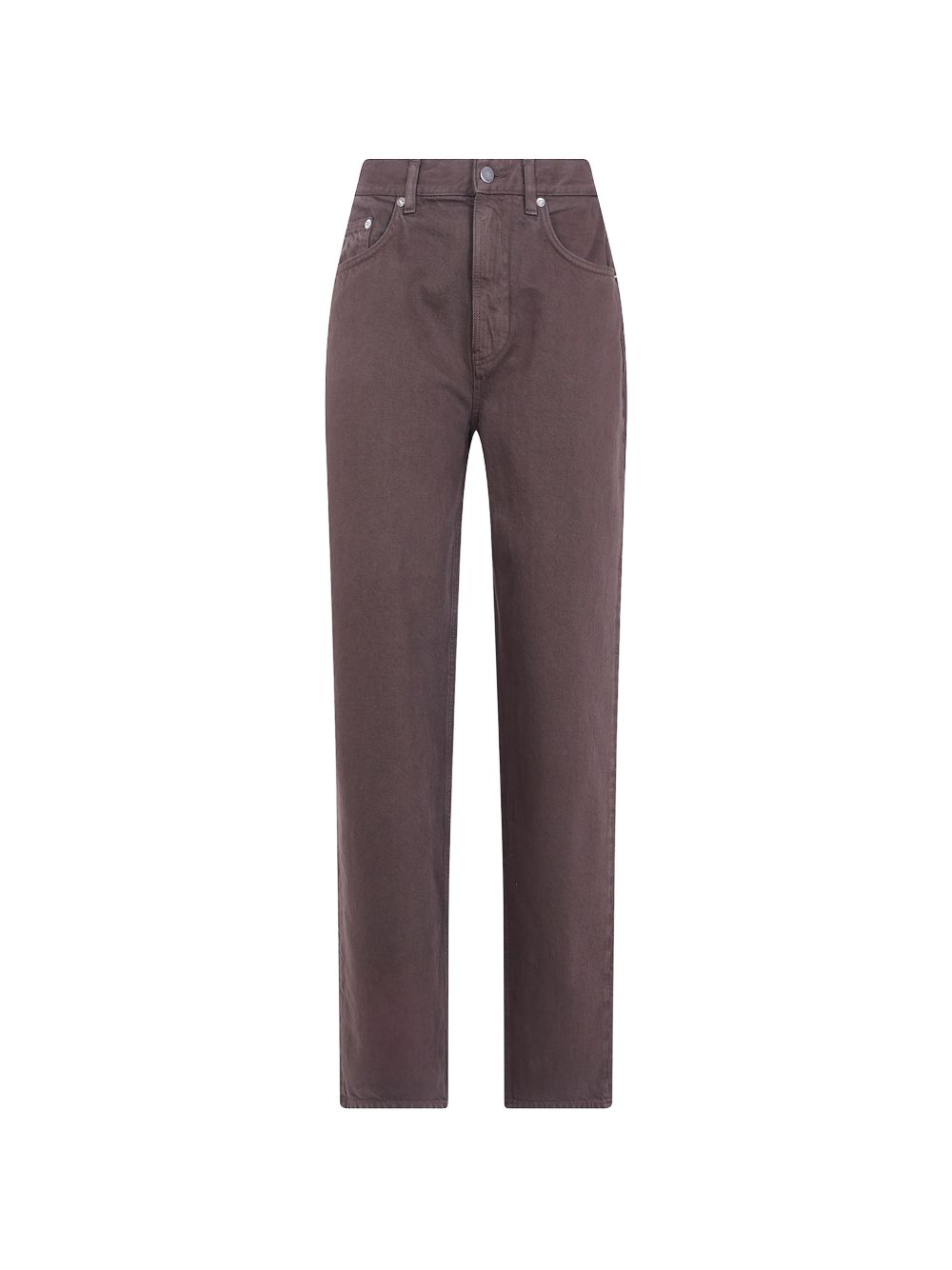 SAMUR LDS Organic denim boyfriend jeans SAMUR LDS BROWN BROWN LOULOU DE SAISON 