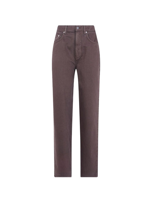 SAMUR LDS Organic denim boyfriend jeans SAMUR LDS BROWN BROWN LOULOU DE SAISON 