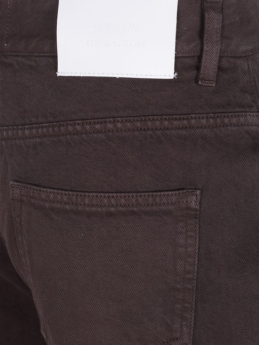 SAMUR LDS Organic denim boyfriend jeans SAMUR LDS BROWN BROWN LOULOU DE SAISON 