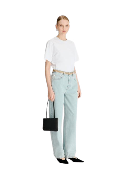 SAMUR LDS Organic denim boyfriend jeans SAMUR LDS NEW WASHED BLUE LOULOU DE SAISON 