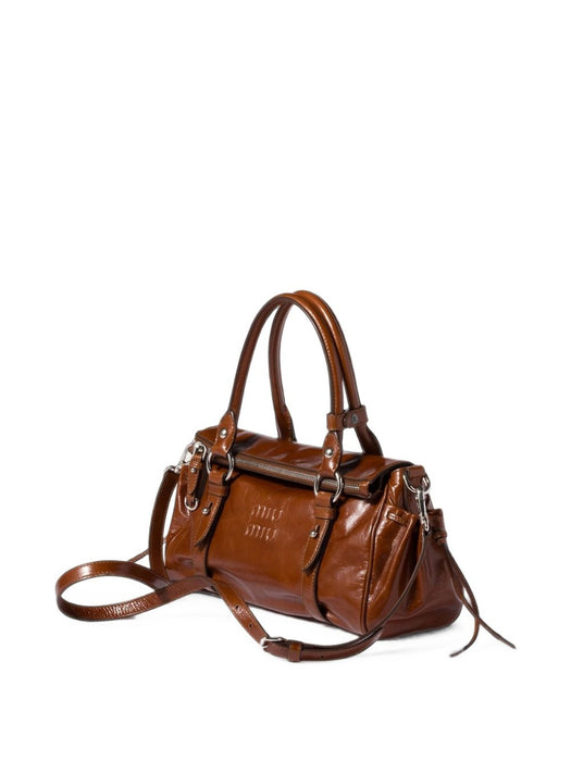 Glossy leather handbag 5BA333 V OOO 2A44F0BW5 MIU MIU 