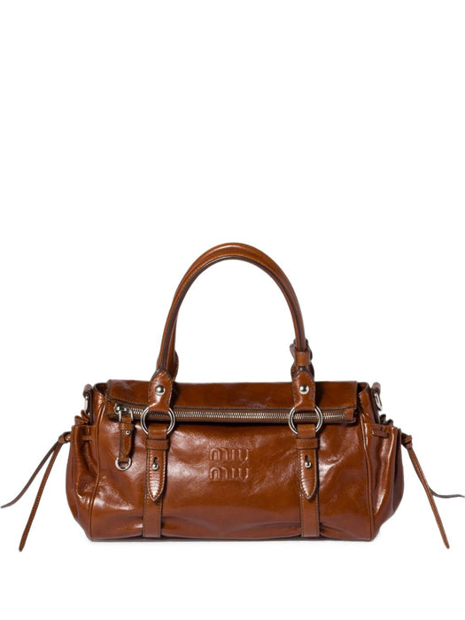 Glossy leather handbag 5BA333 V OOO 2A44F0BW5 MIU MIU 