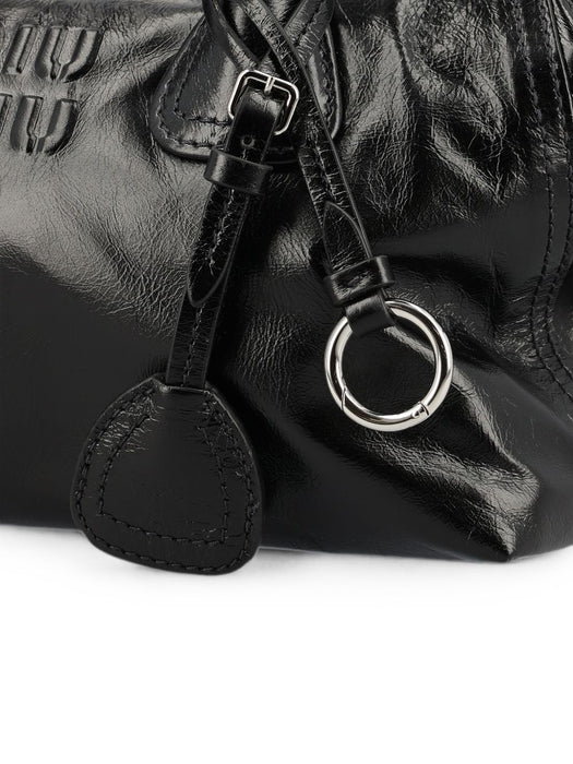 shiny leather handbag 5BA338 V OOO 2A44F0002 MIU MIU 