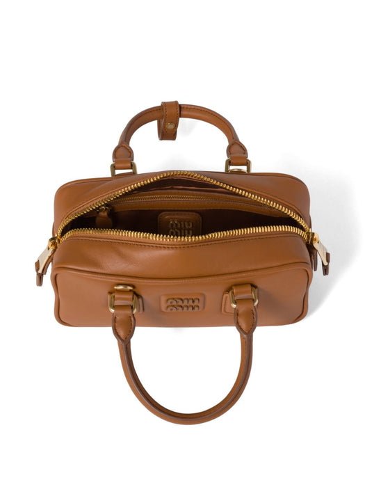 Regular Arcadie leather tote bag 5BB142 VOON ACR3F0046 MIU MIU 