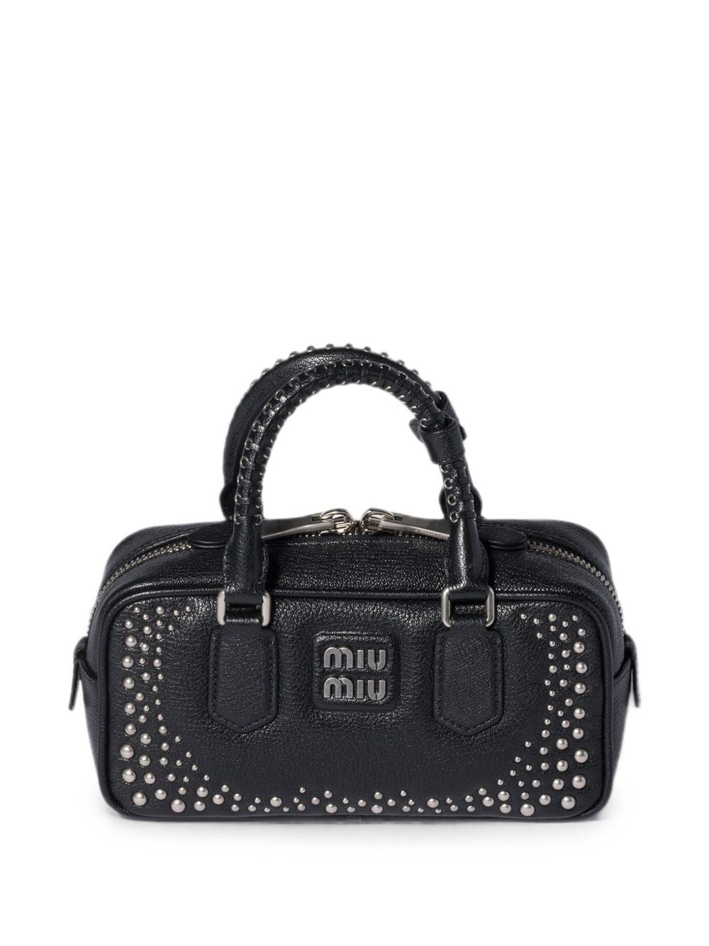 Arcadie studded leather bag 5BB142 V OB1 2ZSQF0002 MIU MIU 