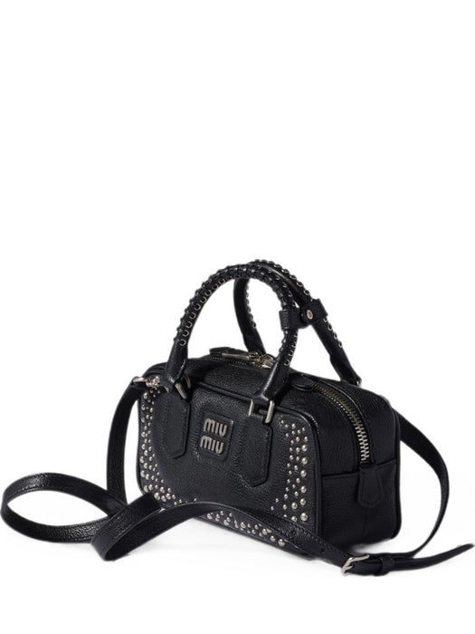 Arcadie studded leather bag 5BB142 V OB1 2ZSQF0002 MIU MIU 