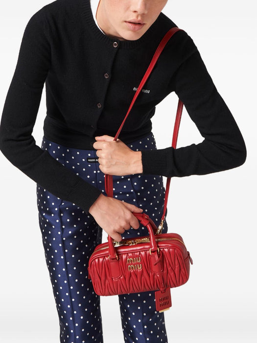 Arcadie matelassé nappa-leather bag 5BB142 V OON AN88F0011 MIU MIU 