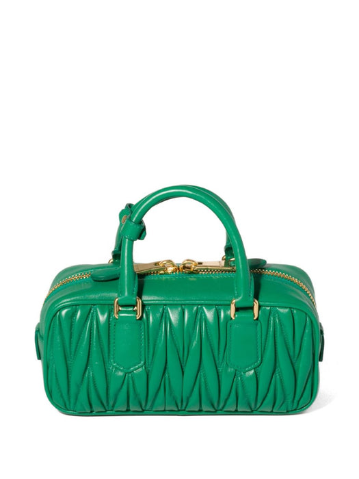 Matelassé leather tote bag 5BB142 V OON AN88F0458 MIU MIU 