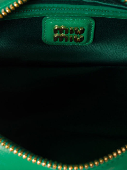 Matelassé leather tote bag 5BB142 V OON AN88F0458 MIU MIU 